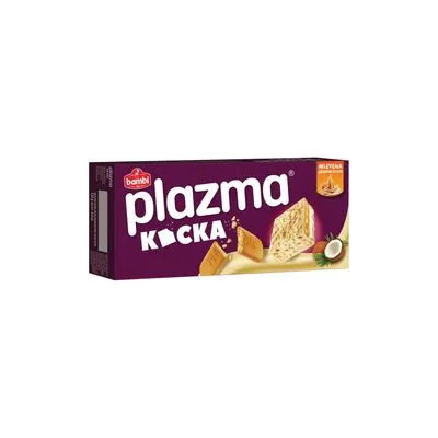 Plazma kocka bela napolitanka 130g bambi