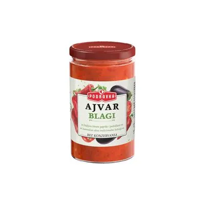 Ajvar blagi vori 350gr Podravka