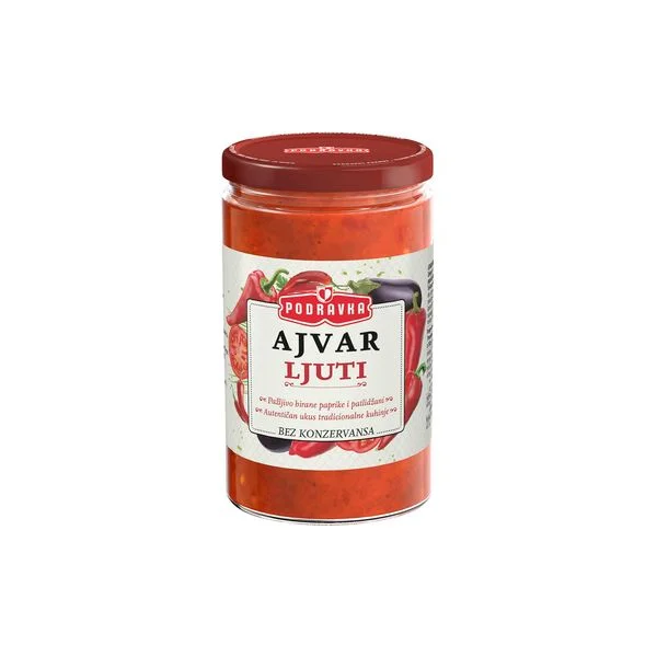 Ajvar ljuti vori 350g Podravka