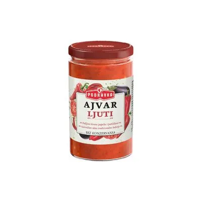 Ajvar ljuti vori 350g Podravka