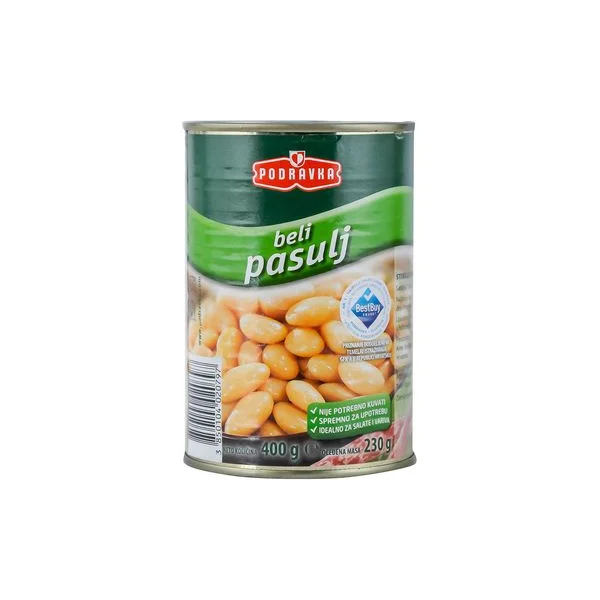 Pasulj beli 400g lim podravka