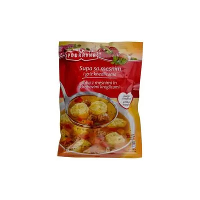 Supa sa mesnim i griz knedlicama 52g