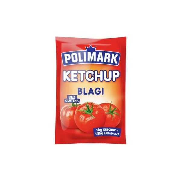 Kečap blagi kesa 90g polimark