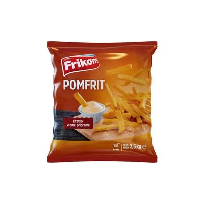 Pomfrit 2.5kg frikom