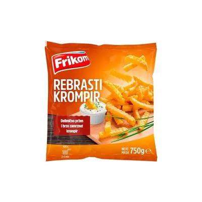 Pomfrit rebrasti 750g frikom