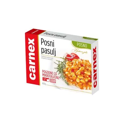 Pasulj posni 400g Carnex