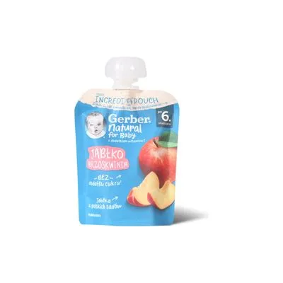 Pouch jabuka breskva 80g Gerber
