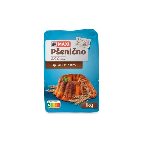 Psenicno brasno T400 ostro Maxi 1kg