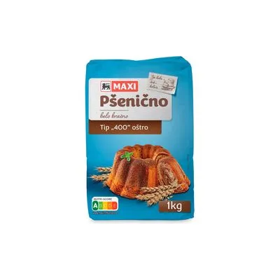 Psenicno brasno T400 ostro Maxi 1kg