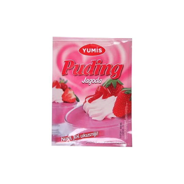 Puding jagoda 40gr Yumis