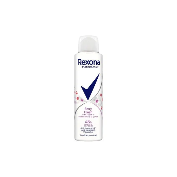 Deo sprej rexona white flowers&lychee w. 150ml