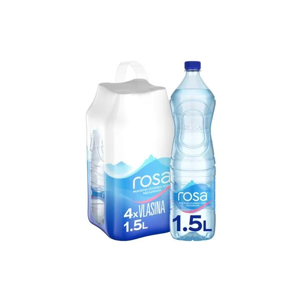 Voda rosa multipack 1.5lx4 pet