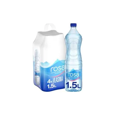 Voda rosa multipack 1.5lx4 pet