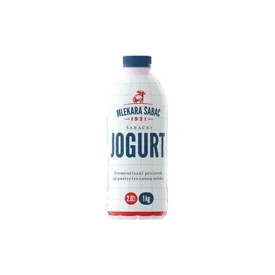 Jogurt šabački 2,8% m.m.pet 1kg mlekara šabac
