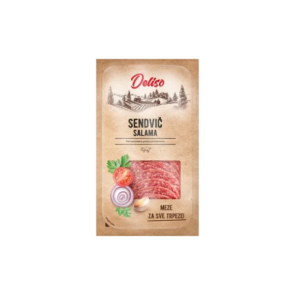 Salama sendvič slajs 200g Deliso
