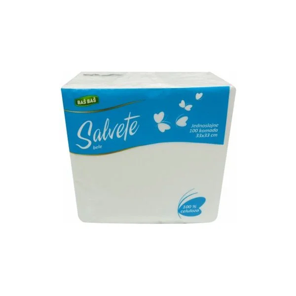 Salvete 1sl bele 33x33 baš baš 100/1