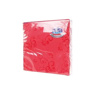 Salveta crvena 25/1 38x38 dekor premium Fresh