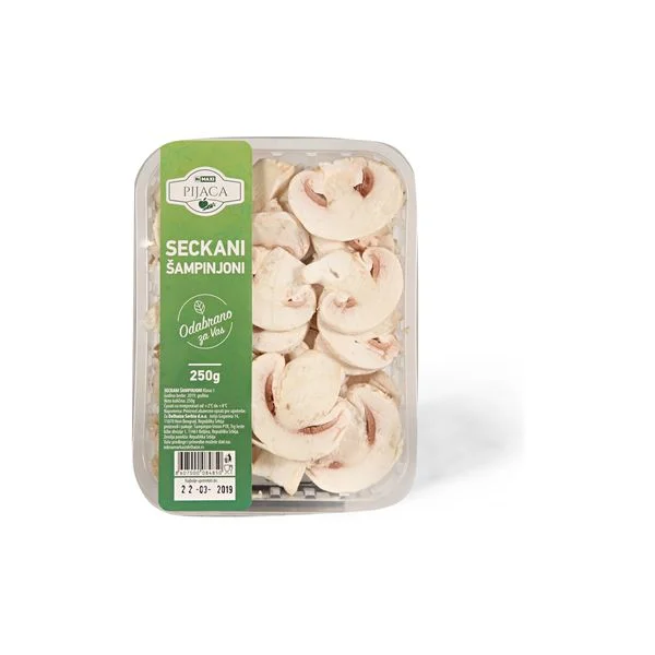 Sampinjoni seckani domaci 250g