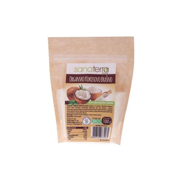 Sanaterra organsko kokosovo brašno 100 g