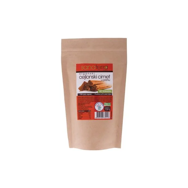 Cimet organski cejlonski u prahu sanaterra 150g