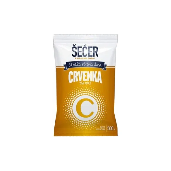 Šećer smeđi 500g Crvenka