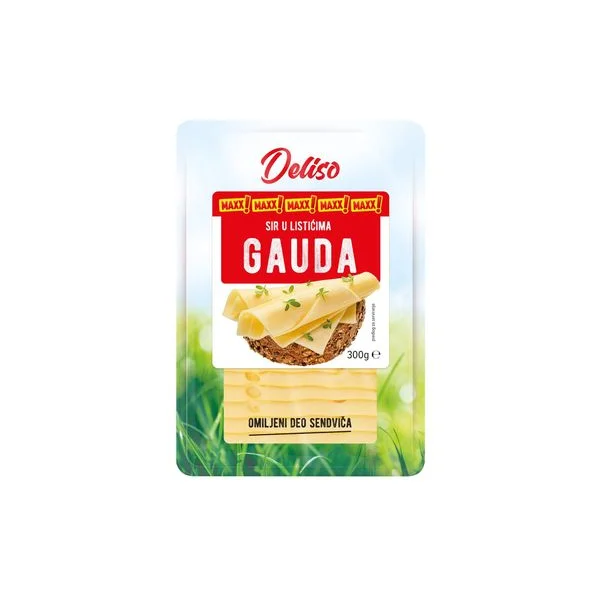 SIR GAUDA SLAJS 300G DELISO MAXX