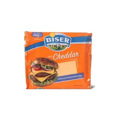 Biser topljeni sir cheddar 100g