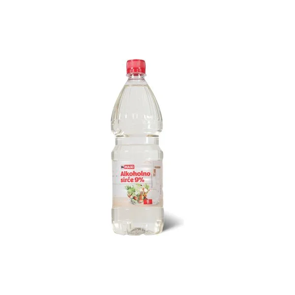 Sirce alkoholno 9% Maxi 1l