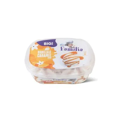 Sladoled famila vanilla & caramel syrup 900ml