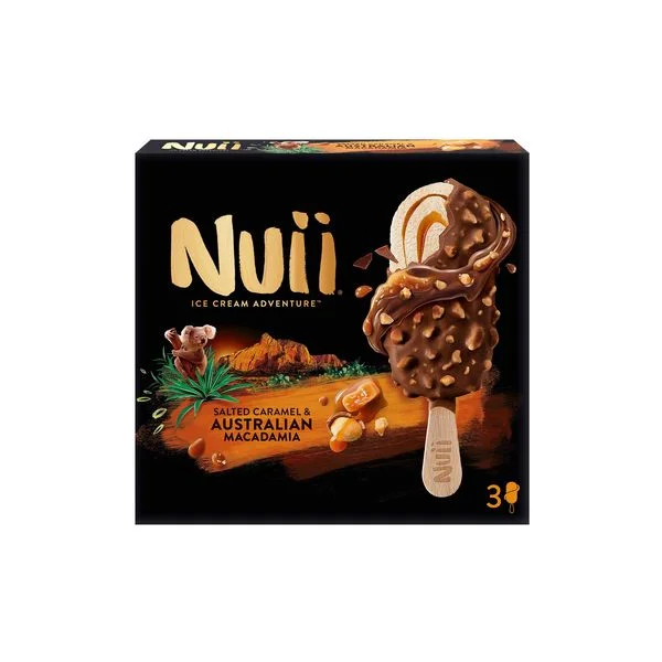 Sladoled nuii salted caramel 3x90ml