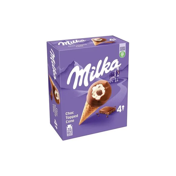 Sladoled Milka ball t cone 4x100ml