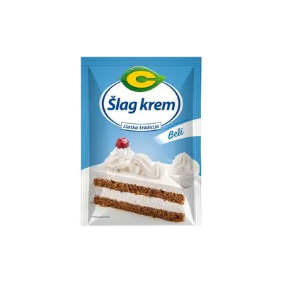 Šlag krem beli 75gr centroproizvod