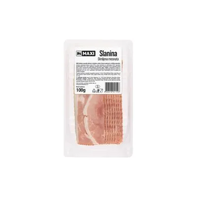 Slanina mesnata u zast.atm.Maxi 100g