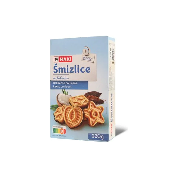 Smizlice sa kokosom Maxi 220g