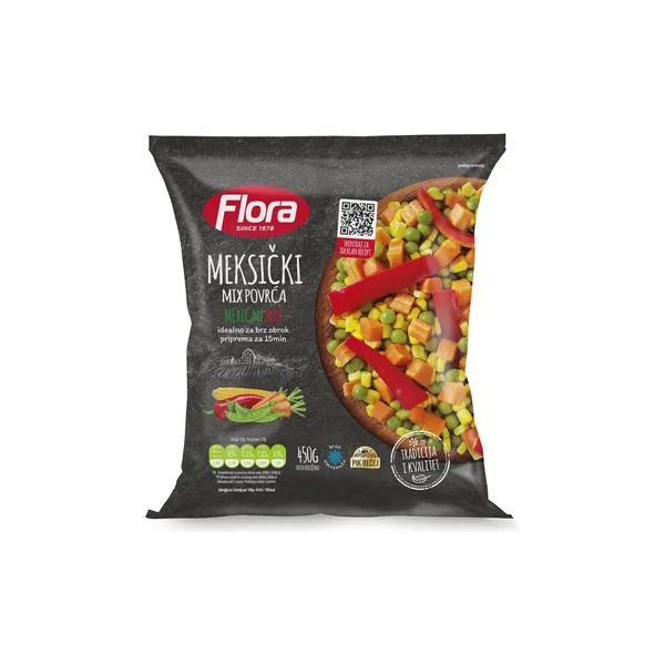 Povrće meš meksički miks 450g Flora