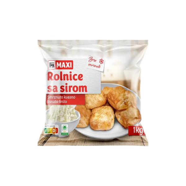 Smrz.rolnice sa sirom Maxi 1kg