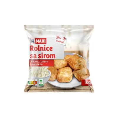 Smrz.rolnice sa sirom Maxi 1kg