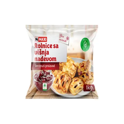 Smrznuta rolnica sa visnjom Maxi 1kg
