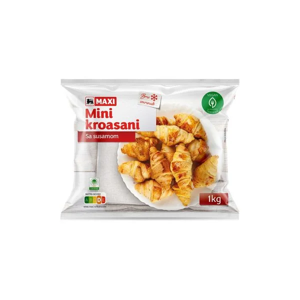 Smrznuti mini kroasani Maxi 1kg