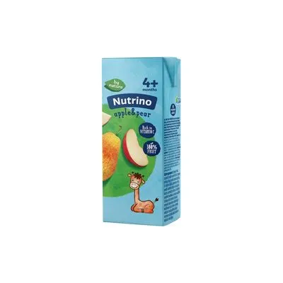 Sokić jabuka i kruška 200ml nutrino