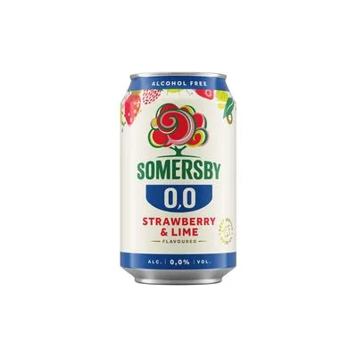 Somersby jagoda limenka 0% 330 ml