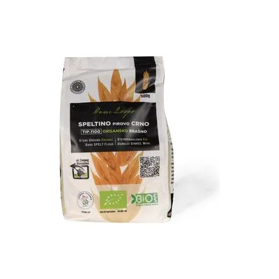 Brašno org crn spel tip1100 500g nd