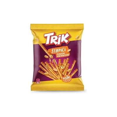 Trik štapići sa kikirikijem 200g banini