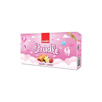 Strudla jagoda vanila 240gr Medela