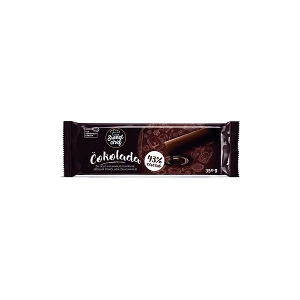 Čokolada kuvanje 43% 350g Sweet che