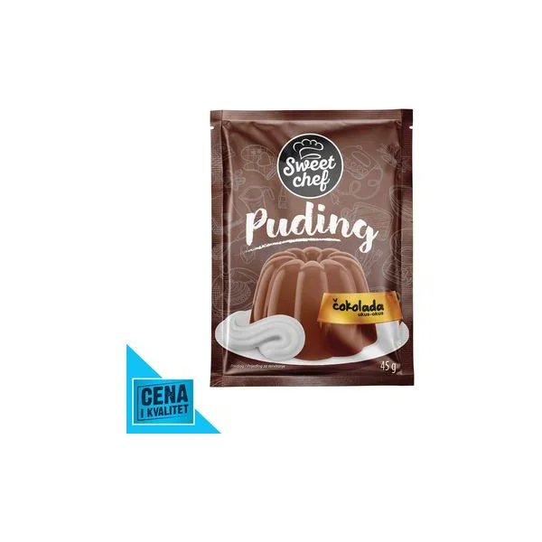 Puding čokolada 45g Sweet Chef