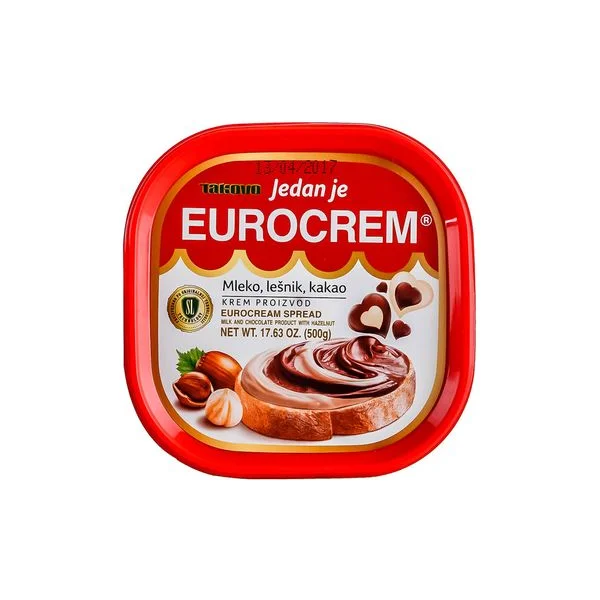 Eurokrem plast. činija 500g.sl takovo