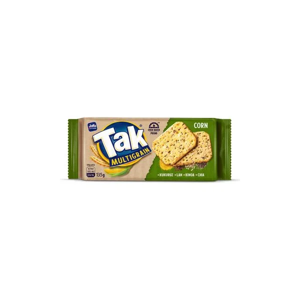 Tak kreker multigrain corn 135g jaffa