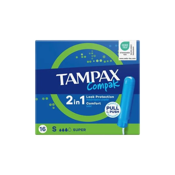 Tamponi compak super Tampax 16/1
