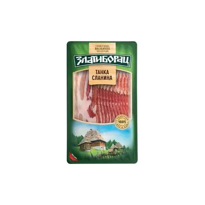Zlatiborac tanka slanina (zaštitna atmosvera) pak 100g